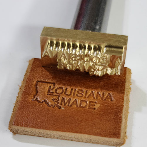 Louisiana Made Stamp - Leather Stamp Maker